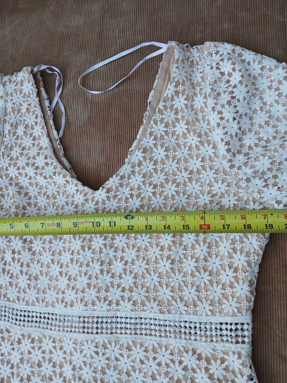 Lulus My Dearest White Lace Crochet Midi Dress - Size XL - Picture 8 of 15